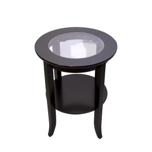 Mesa Redonda Con Vidrio