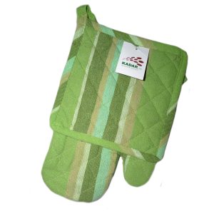 Pack Toma Olla Y Guante Verde
