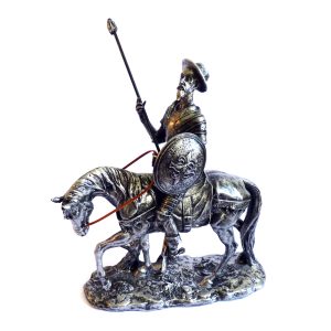 Quijote En Caballo Plata