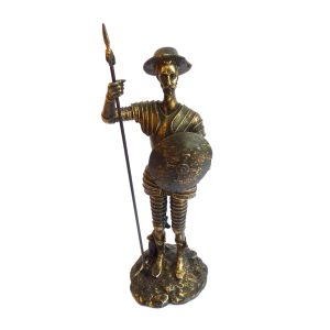 Quijote Con Lanza Bronce
