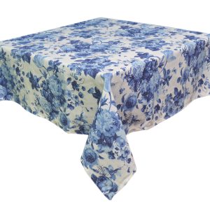 Mantel Cuadrado Flores